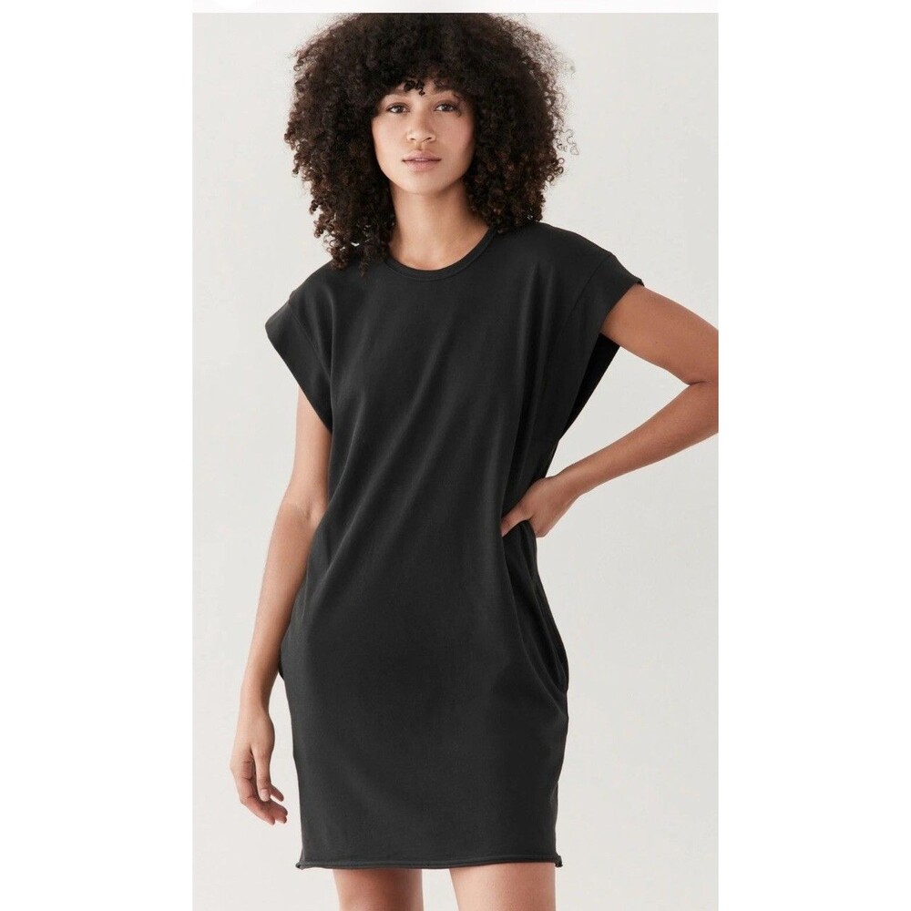 Rag And Bone Ryder Muscle Mini Dress Black Women’s Organic Cotton Size M